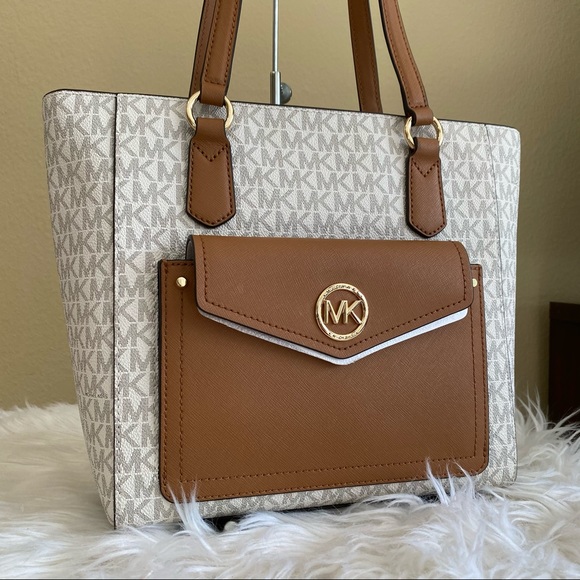 New Michael Kors Joey medium bucket shoulder tote Bag - Picture 9 of 15